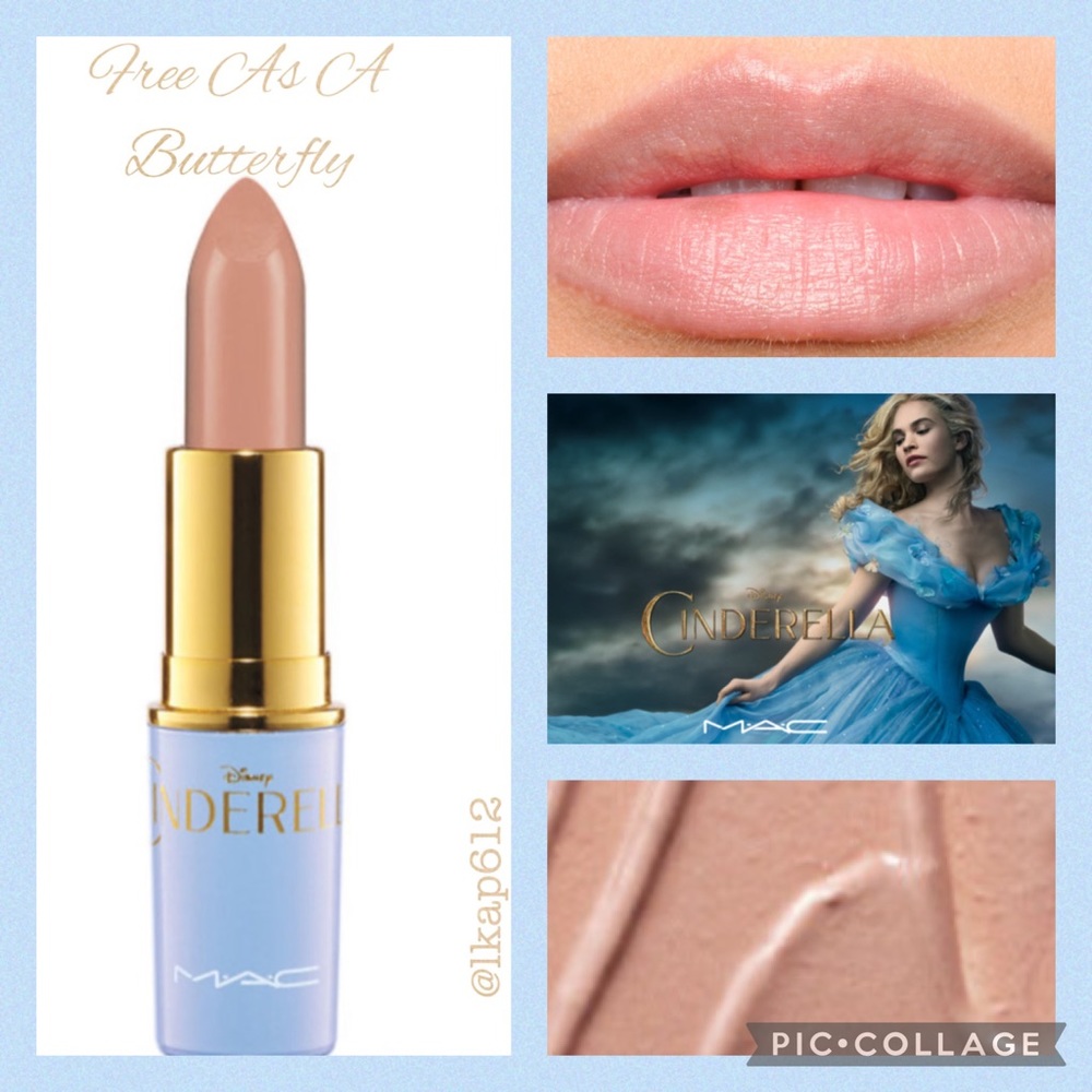 🌟LE🌟MAC X Cinderella Collection Lustre Lipstick in Free As A Butterfly